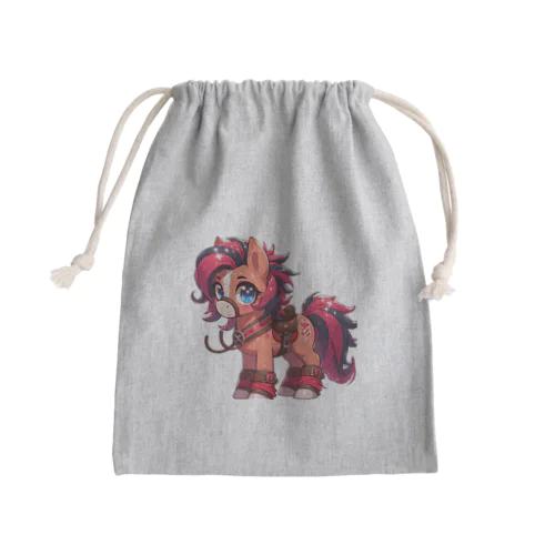 サラサラブレ Mini Drawstring Bag