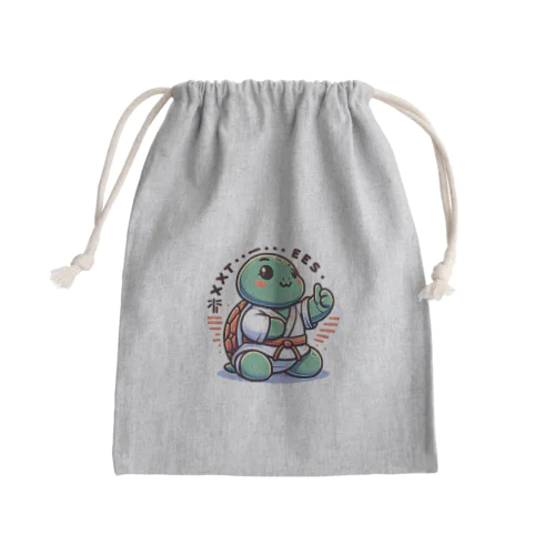 武道カメ Mini Drawstring Bag