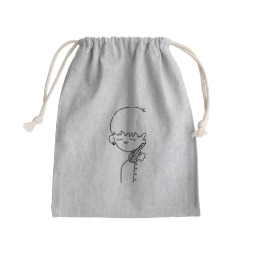 最後の日 Mini Drawstring Bag