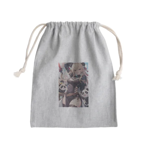 癒しのパンダ姉さん Mini Drawstring Bag