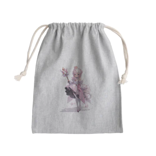 アニメ風ピンクのお姫さま　なでしこ1478 Mini Drawstring Bag