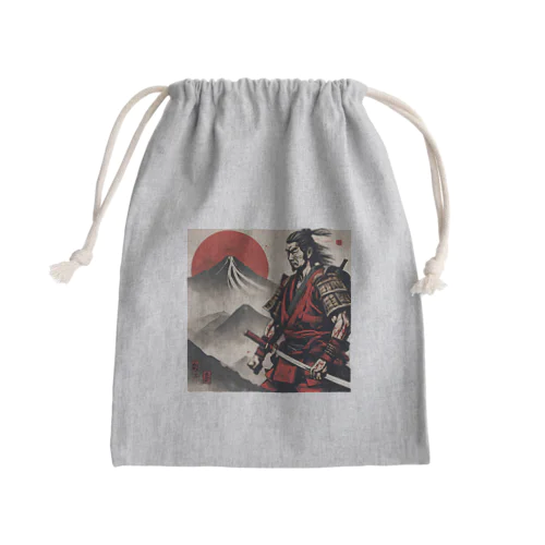 サムライハート Mini Drawstring Bag