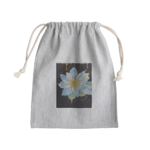 スケルトンフラワーアレンジ Mini Drawstring Bag