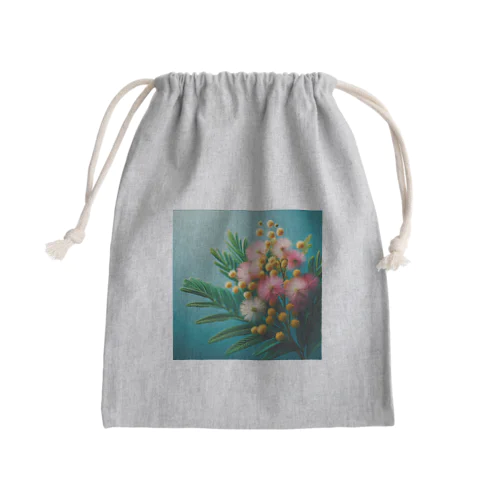 ミモザ Mini Drawstring Bag