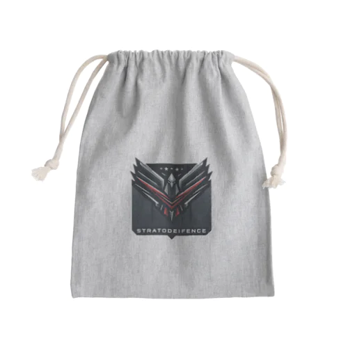 ワシ　軍需産業風のロゴ Mini Drawstring Bag