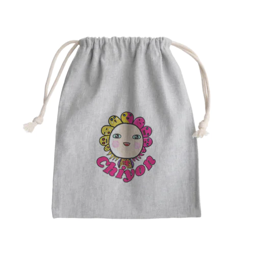 ちよンオリジナル Mini Drawstring Bag