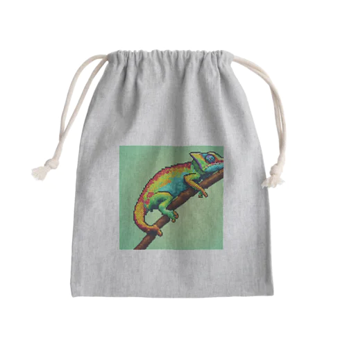 カメレオン Mini Drawstring Bag