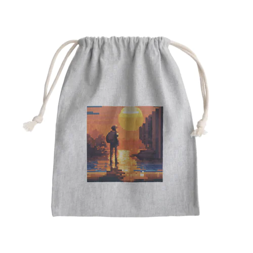 夕日の眺め Mini Drawstring Bag