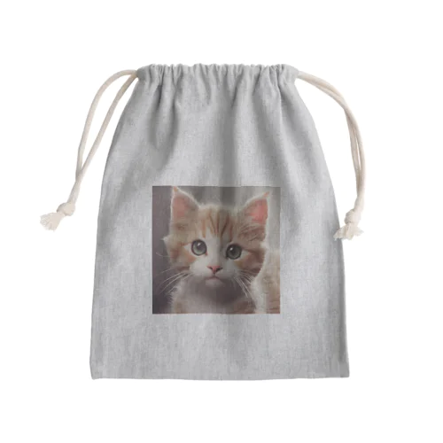 かわいい猫グッズイラスト Mini Drawstring Bag