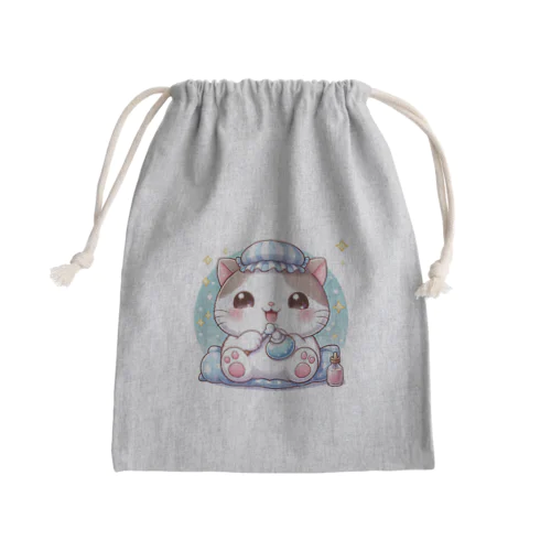 まるねこ33 Mini Drawstring Bag