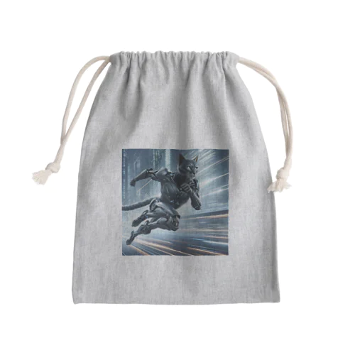 閃光を切り裂くチーター・ブレード Mini Drawstring Bag