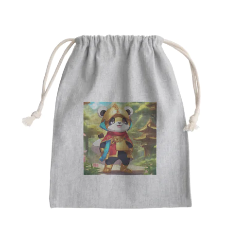 ゴールデンパンダ Mini Drawstring Bag