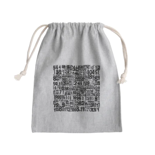 数字アート Mini Drawstring Bag