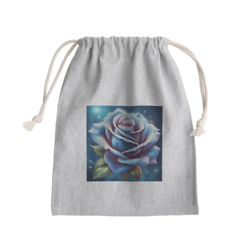 ＢＬＵＥ　ＲＯＳＥ Mini Drawstring Bag