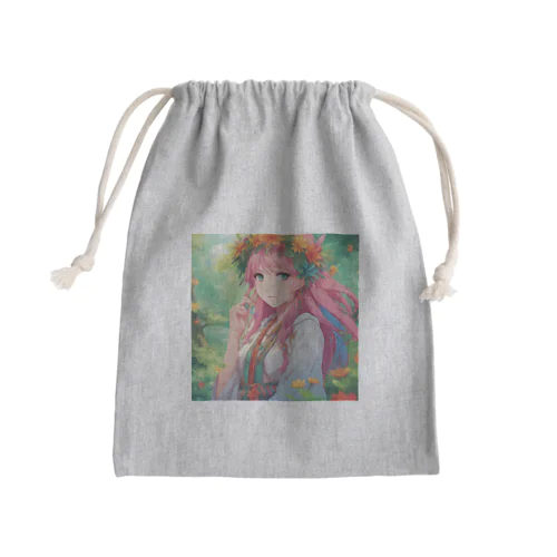 ボヘミアンレディ Mini Drawstring Bag