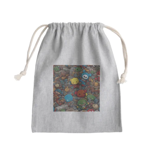 おもちゃにバイバイ Mini Drawstring Bag