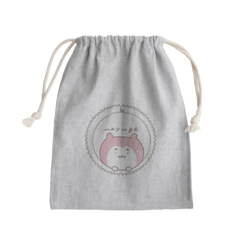 まゆまゆのふくろ Mini Drawstring Bag