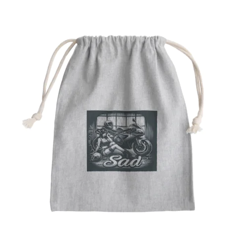 SADバイク女子 Mini Drawstring Bag