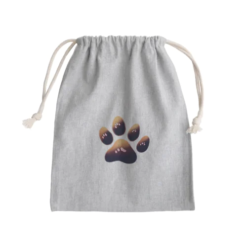 猫の肉球ニャンポイント Mini Drawstring Bag