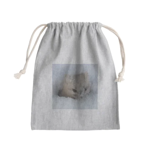 いつもと違うアイテムを◆サロベツのエゾクロテン Mini Drawstring Bag