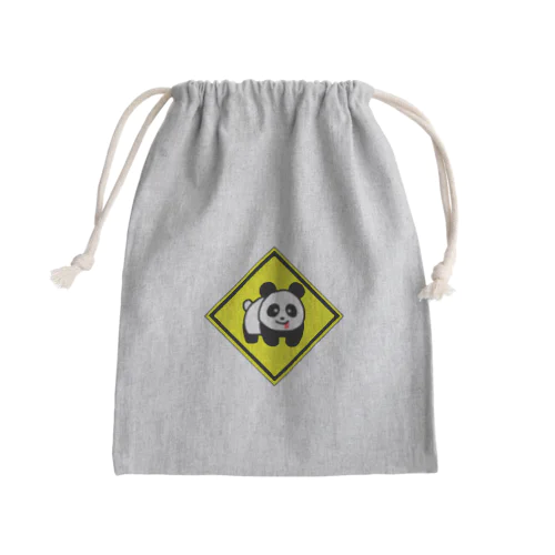 にゃんこ王子 パンダ標識 Mini Drawstring Bag