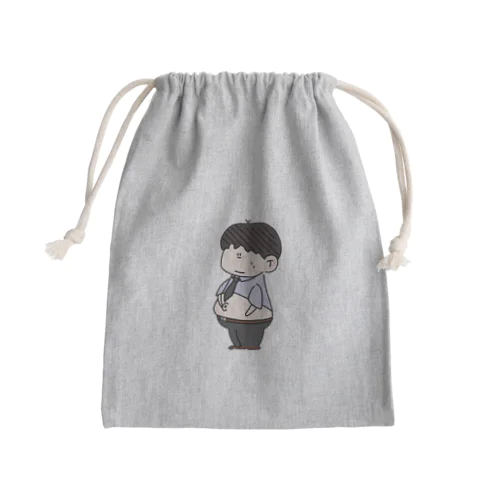 メタボくん Mini Drawstring Bag