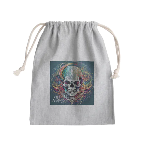 Skull_020 Mini Drawstring Bag