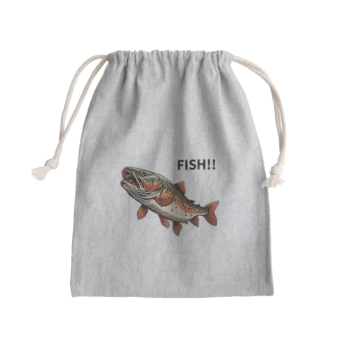 FISH1 Mini Drawstring Bag