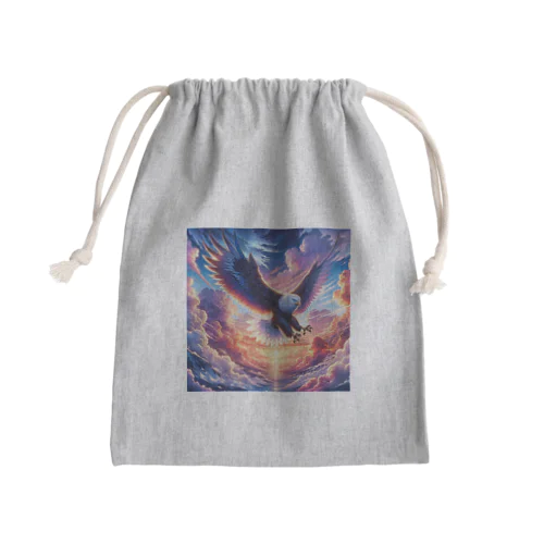 空と大鷹 Mini Drawstring Bag