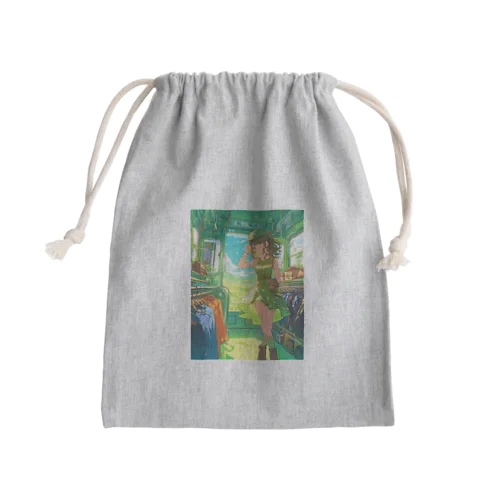 トレインアパレルショップ Mini Drawstring Bag