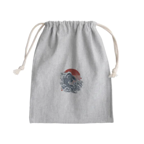 鯉 Mini Drawstring Bag