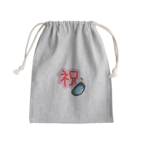 しみじみしじみのお祝いの桜 Mini Drawstring Bag