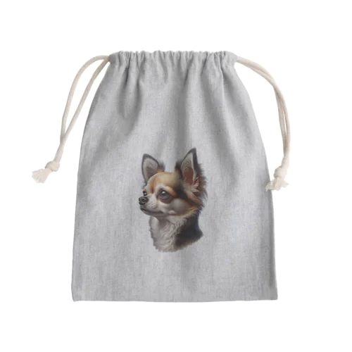 チワワ Mini Drawstring Bag