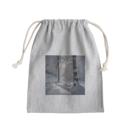 美しい雪景色グッズ Mini Drawstring Bag