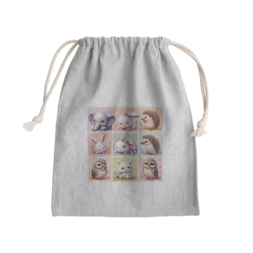 もりのなかまたち Mini Drawstring Bag