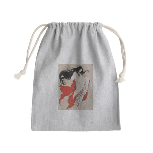 紫式部　なでしこ1478 Mini Drawstring Bag