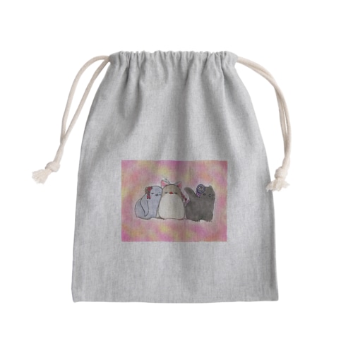 たのしいヒナまつり Mini Drawstring Bag