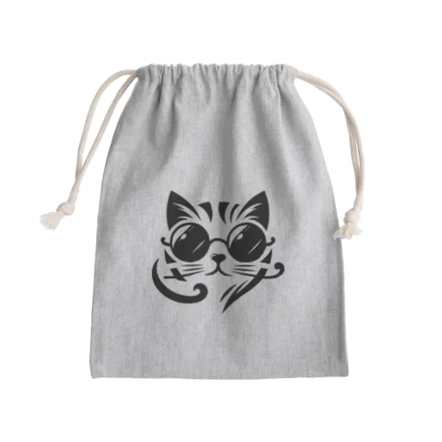 スタイリッシュネコ Mini Drawstring Bag