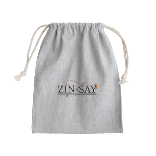 人生、針と糸とハムスター Mini Drawstring Bag