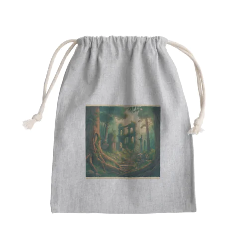幻想の古代遺跡 Mini Drawstring Bag