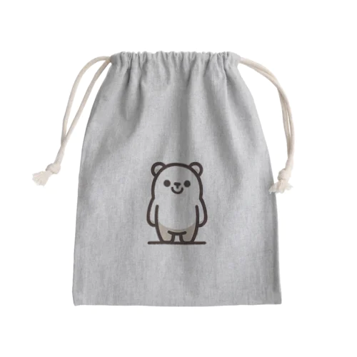 ちょぼんbear Mini Drawstring Bag