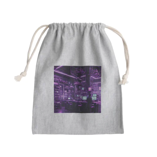 サイバーパンク研究室 Mini Drawstring Bag