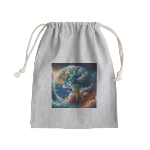 マグニフィセント地球 Mini Drawstring Bag