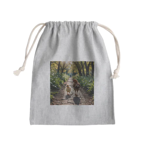 僕らは親子 Mini Drawstring Bag