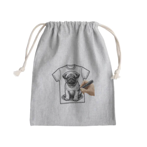 デッサンパグ T Mini Drawstring Bag