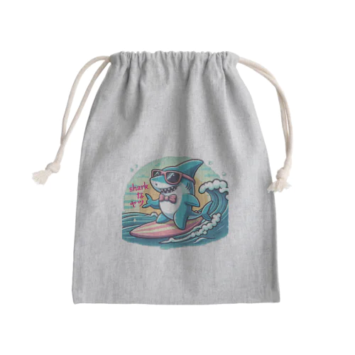 Sharkなヤツ Mini Drawstring Bag