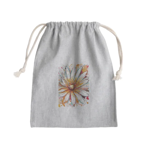 花の開花 Mini Drawstring Bag