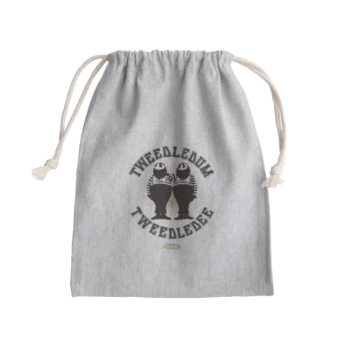 Tweedledum and Tweedledee Mini Drawstring Bag