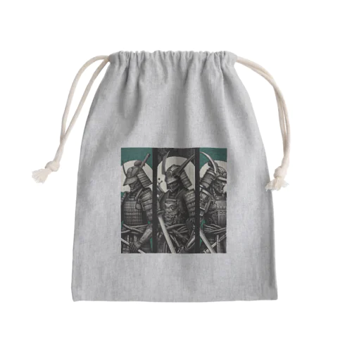 推志武士　漆 Mini Drawstring Bag