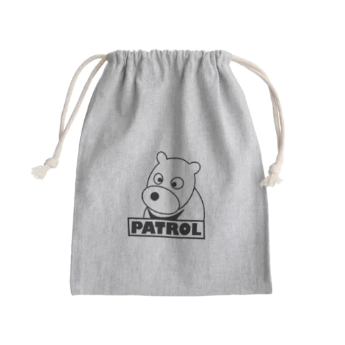 KUMAたん　パトロール Mini Drawstring Bag